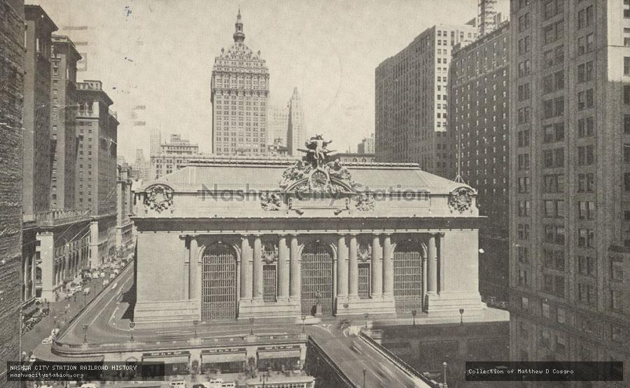 Postcard: Grand Central Terminal, New York City